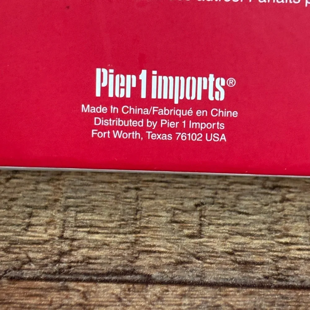 NEW Pier 1 Imports Set 6 Drink Charms Christmas Jingle Bells Holiday Wine Party